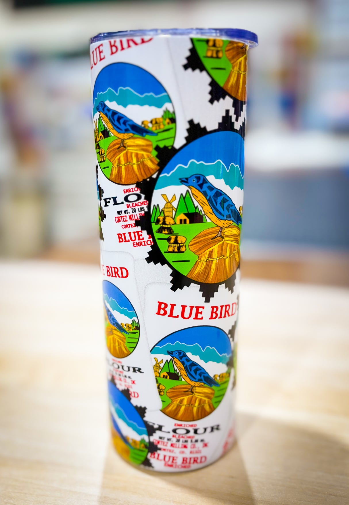 Blue Bird Allover Tumbler