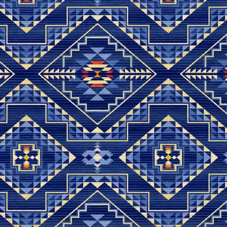 Painted Mesa Blue | Fabric