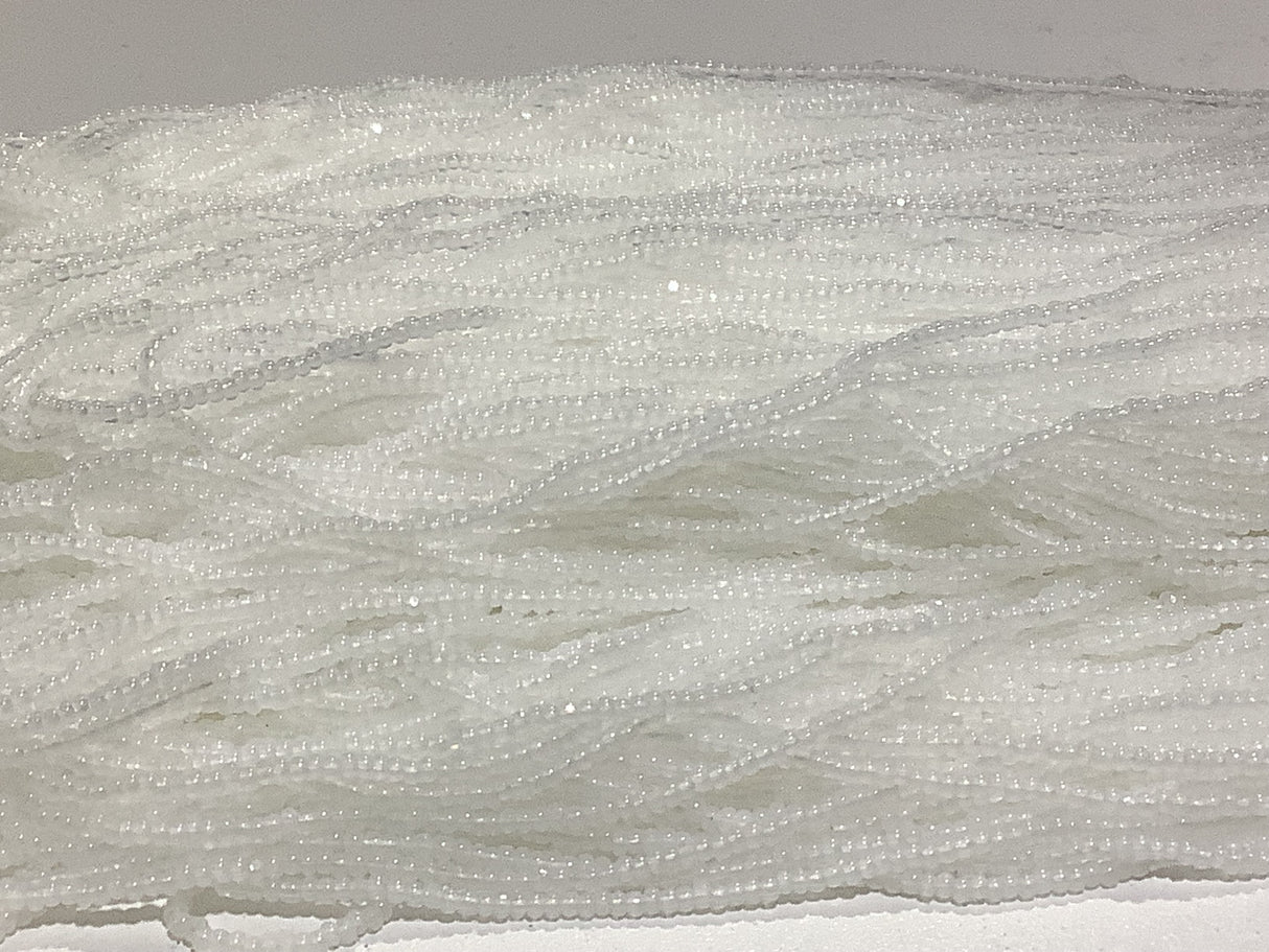 13/0 OP White Opal | Charlotte Cut