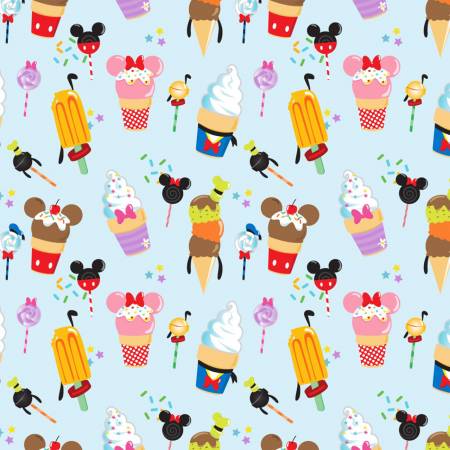 D Ice Cream Toss | Fabric