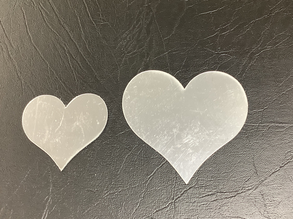 Heart Shape Acrylic Mirror Singles | 2 Sizes