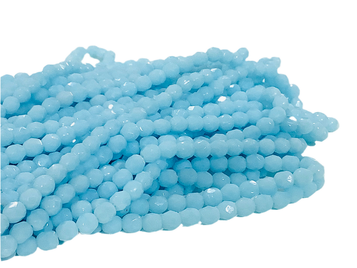 Sky Blue Opal Fire Polish 4mm