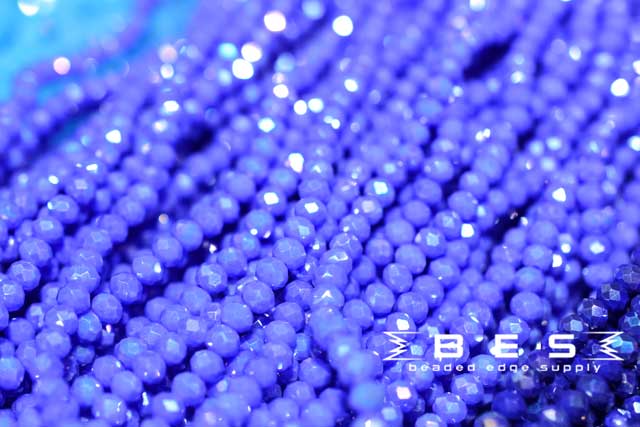 4mm OP AB Rondelle  | 15 Colors