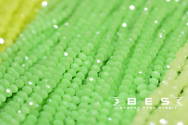 4mm Opal Rondelle | 14 Colors