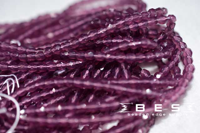 Amethyst Opal Fire Polish 4mm