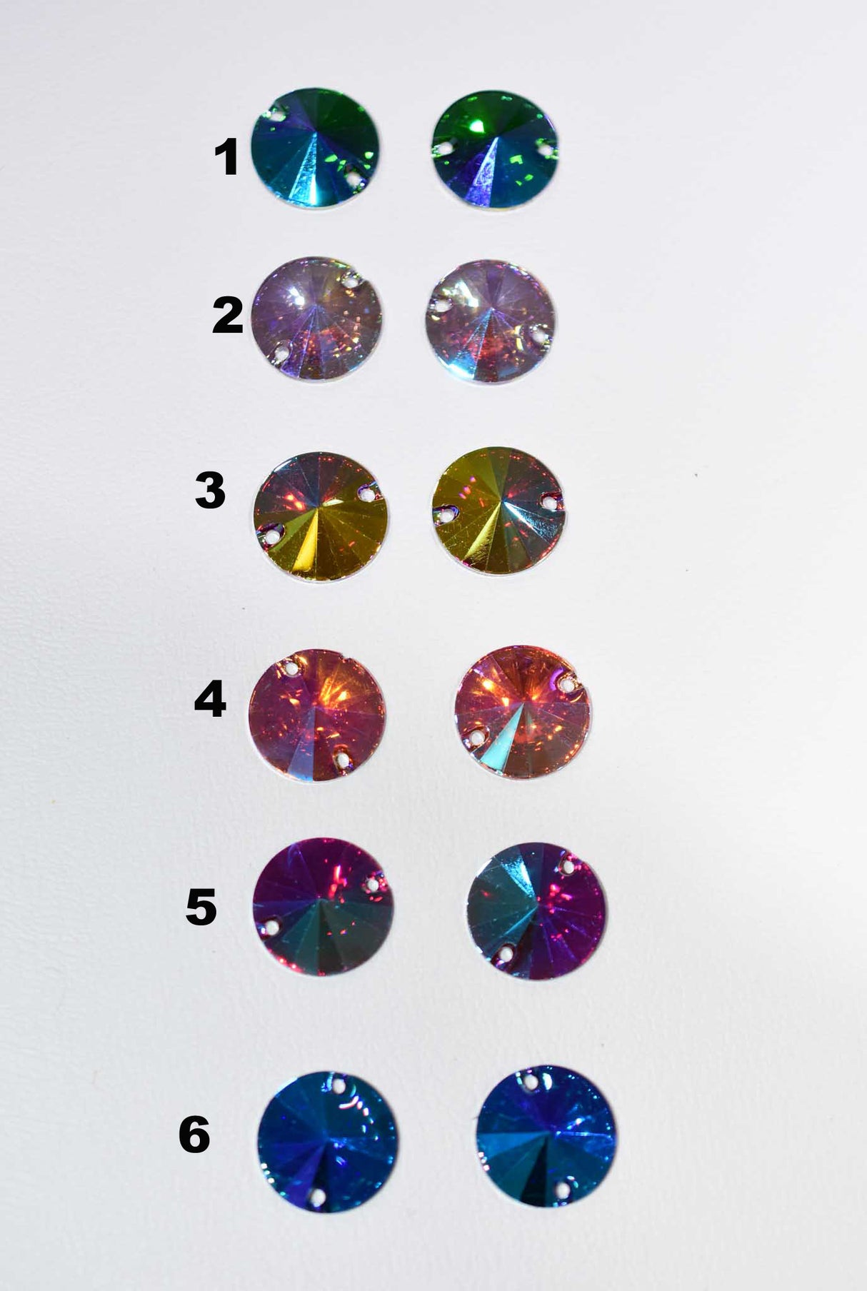 22mm Resin Round | 6 Colors