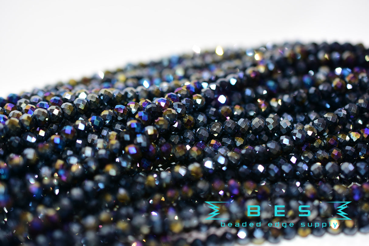 4mm OP AB Rondelle  | 15 Colors