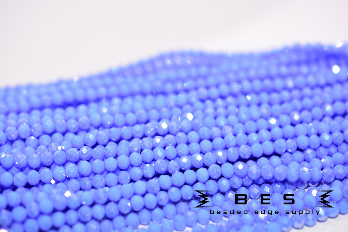 4mm OP AB Rondelle  | 15 Colors