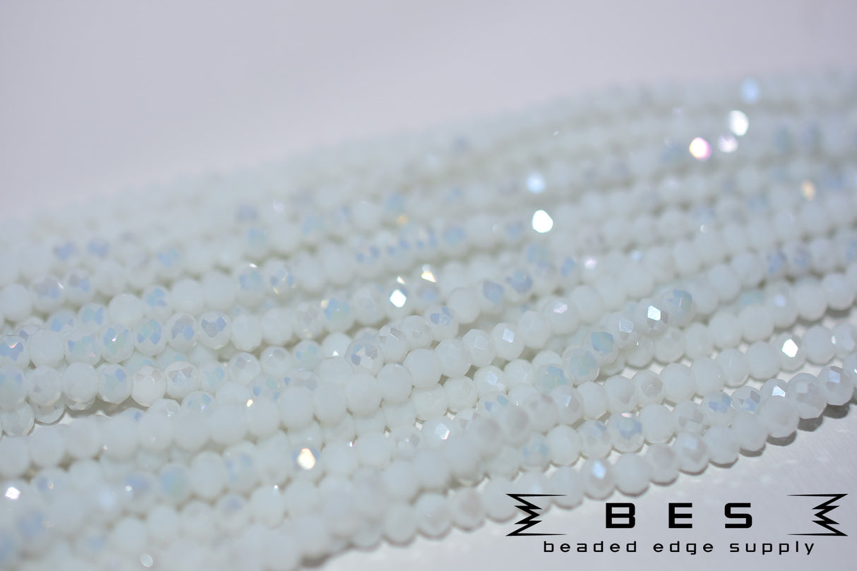 4mm OP AB Rondelle  | 15 Colors