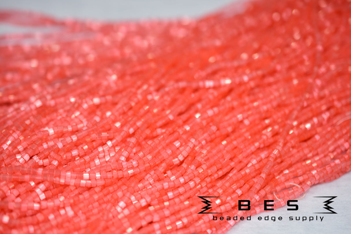 10/0 2 Cut Salmon Pink Satin