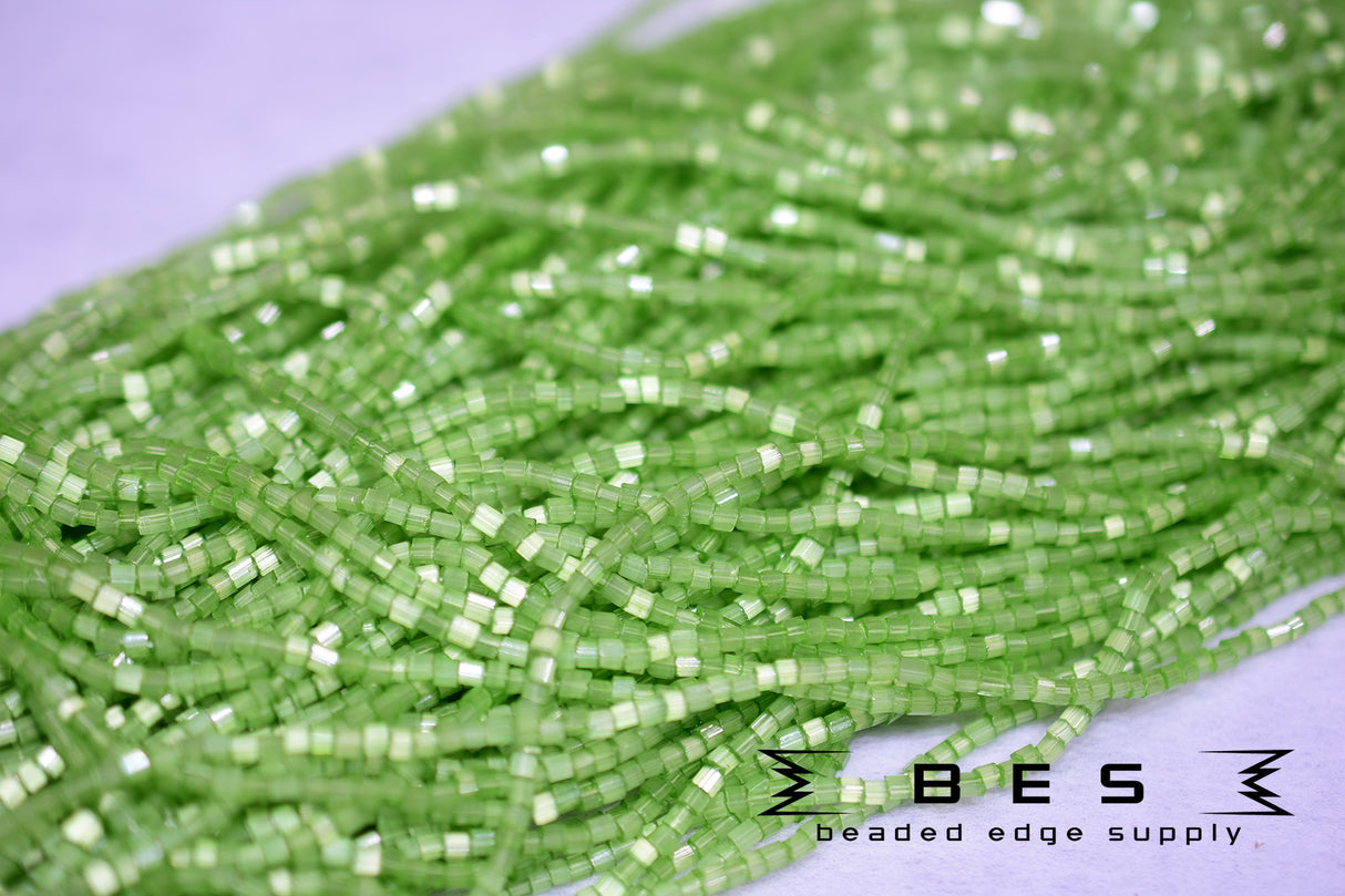 10/0 2 Cut Pastel Green Satin