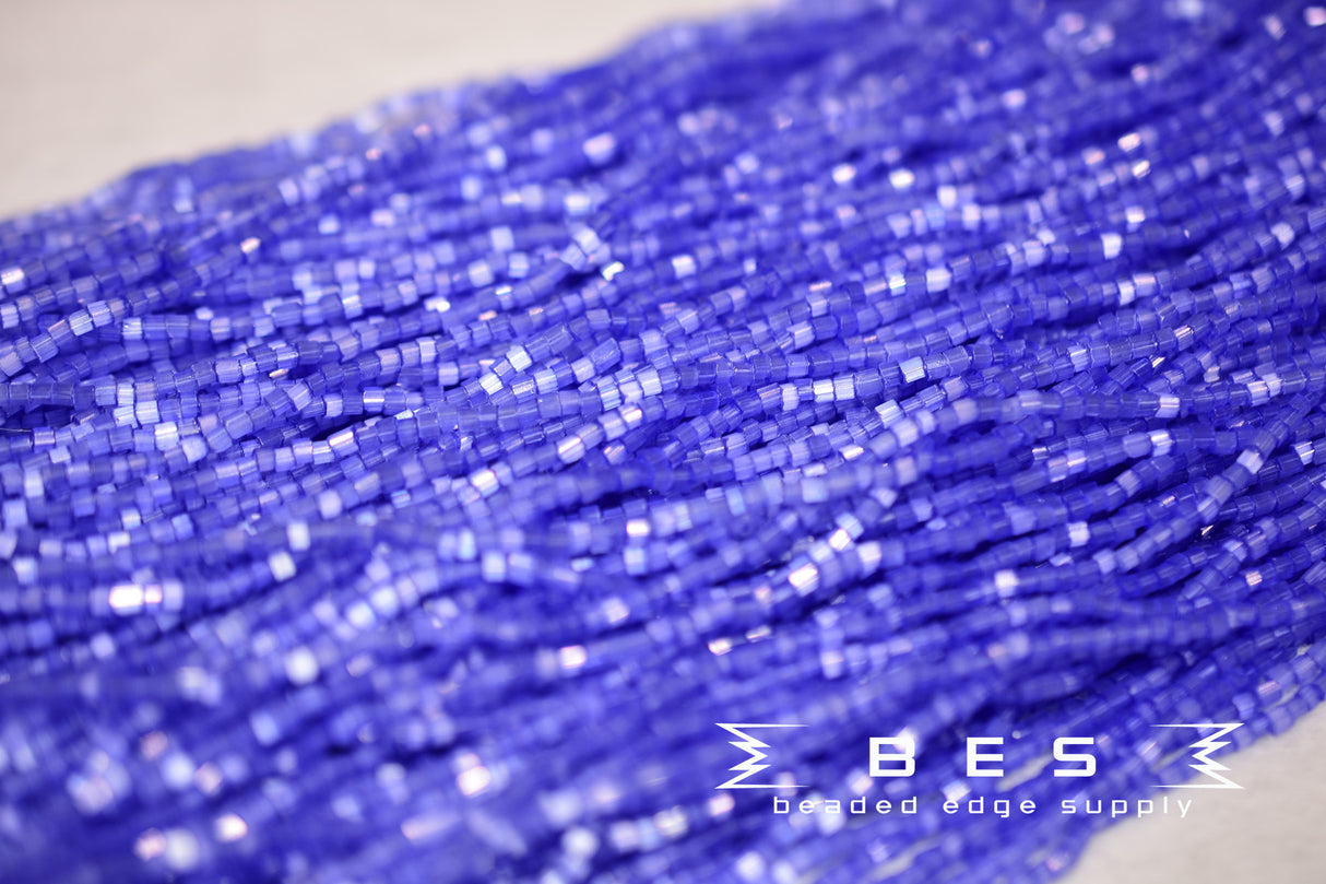 10/0 2 Cut Violet Blue Satin