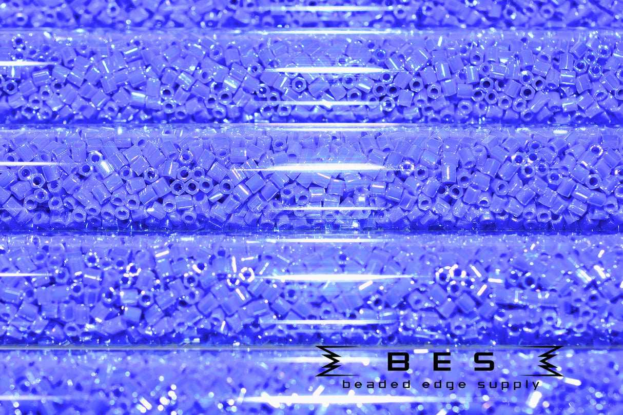 11/0 OP Lt Delft Blue Luster 430D Hex
