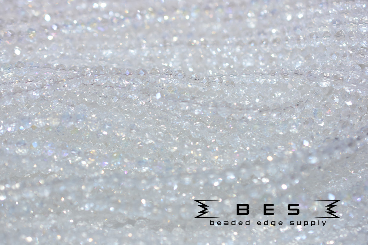 4mm TR AB Rondelle | 15 Colors