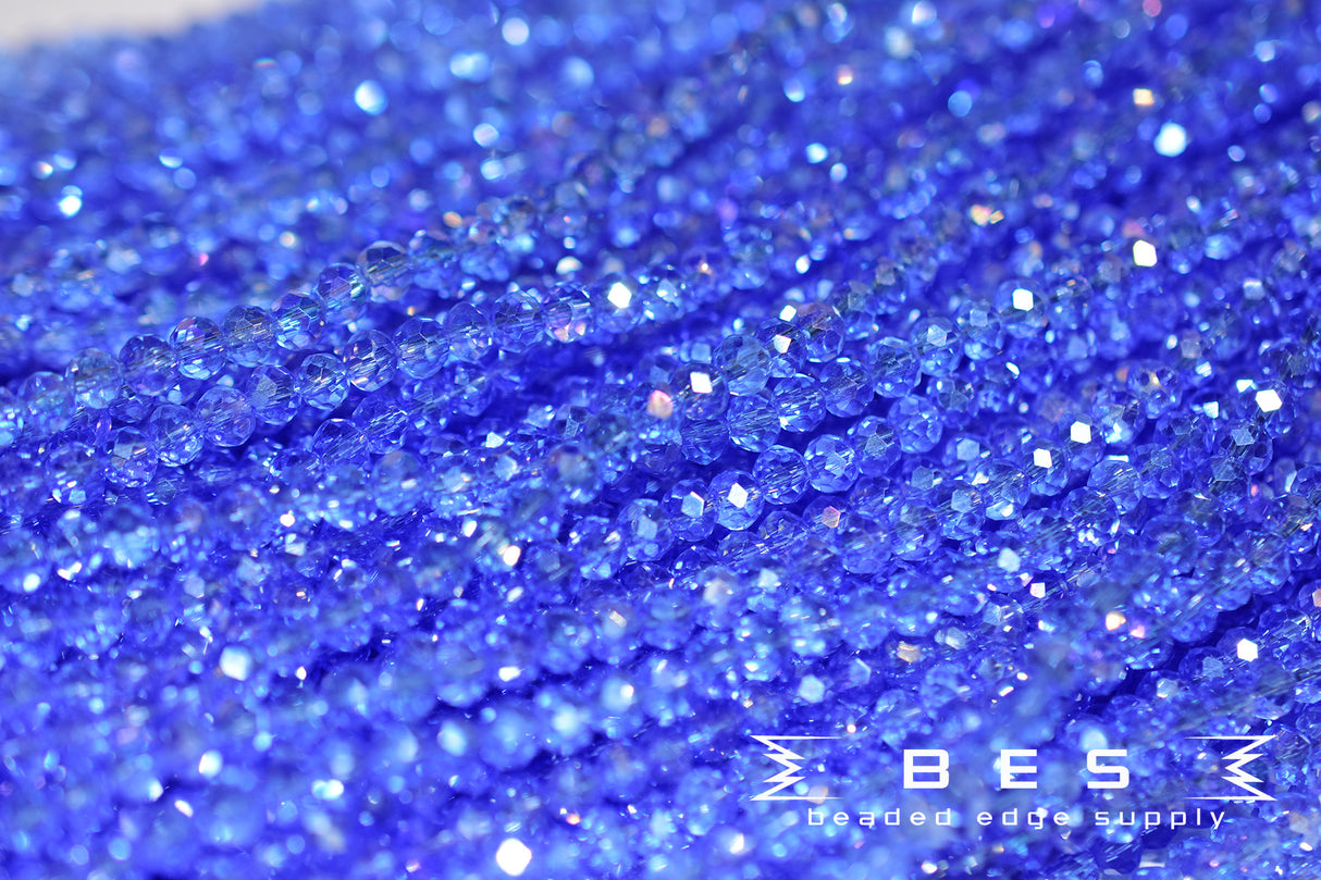 4mm TR AB Rondelle | 15 Colors