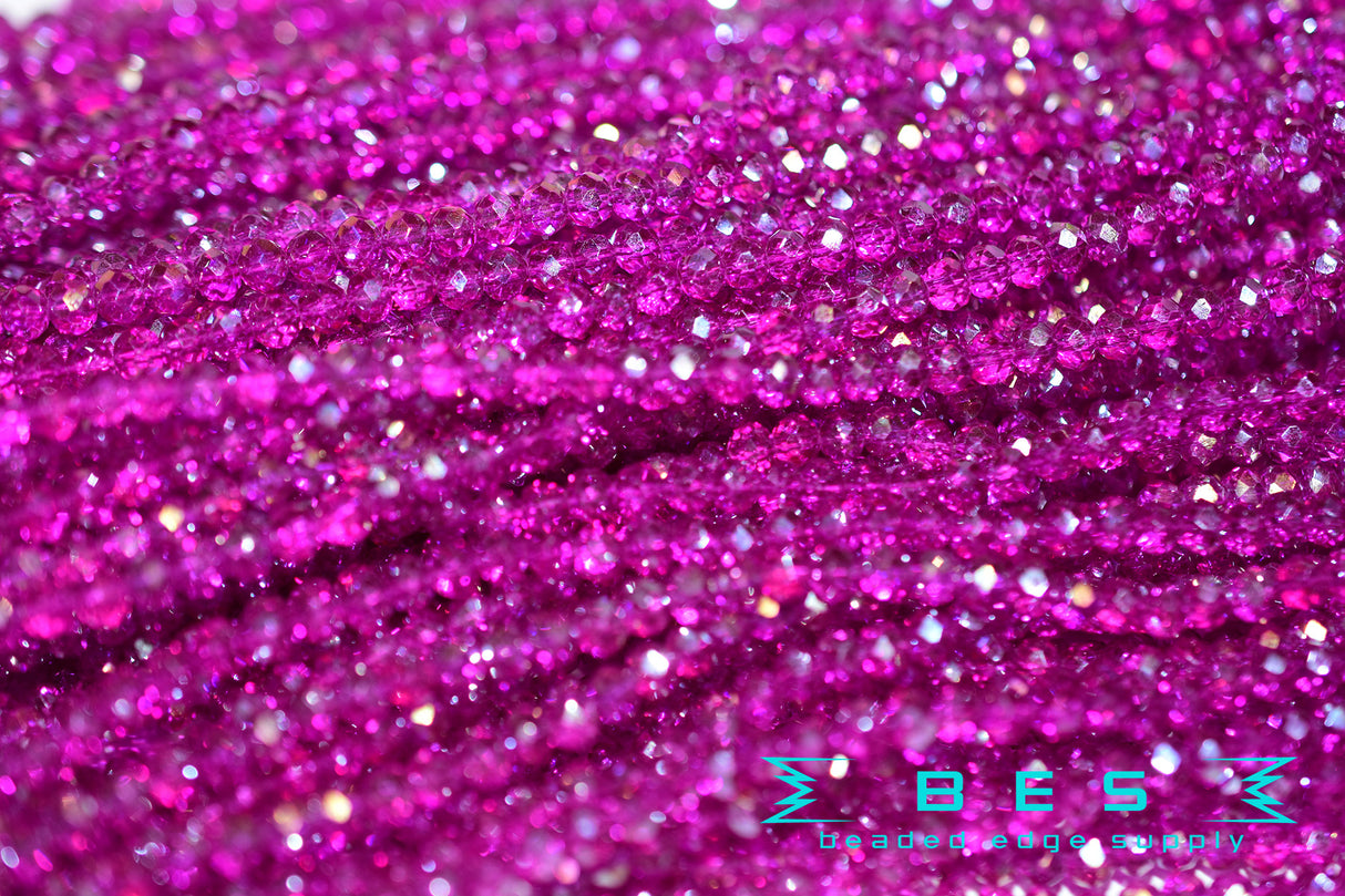 4mm TR AB Rondelle | 15 Colors