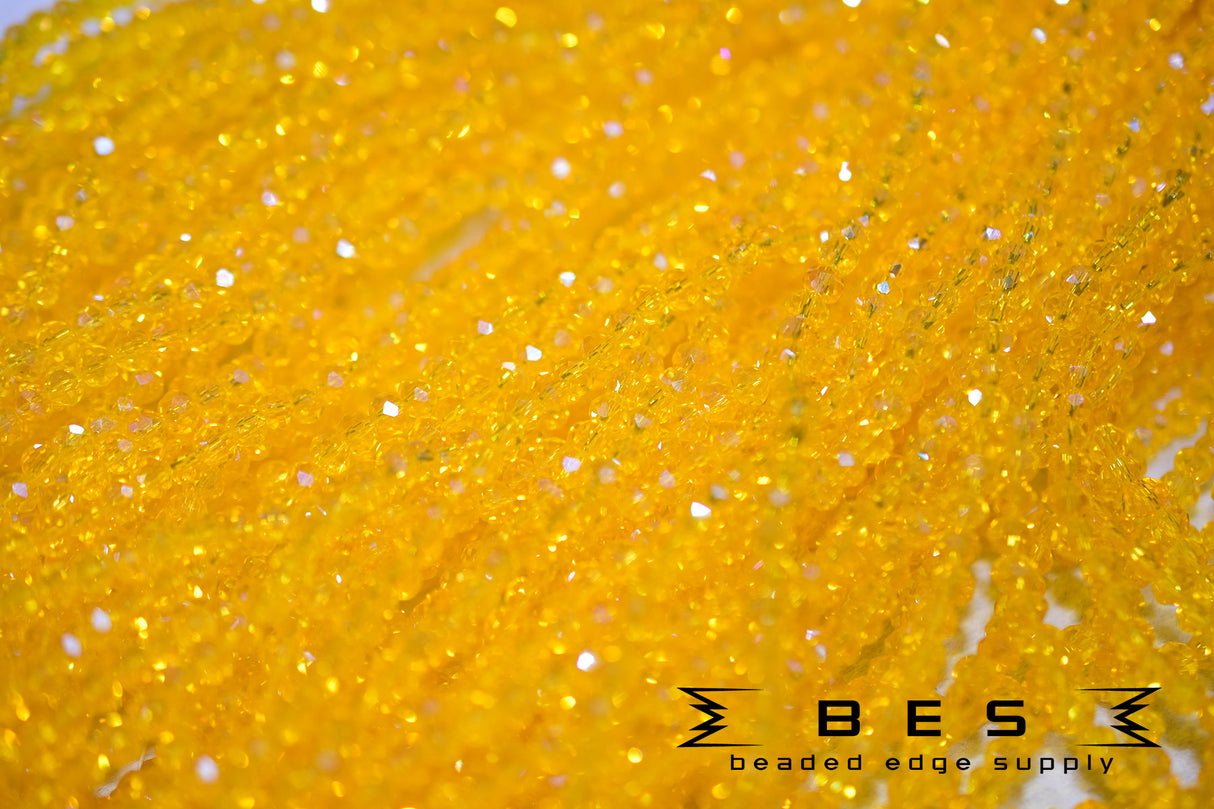 4mm TR AB Rondelle | 15 Colors