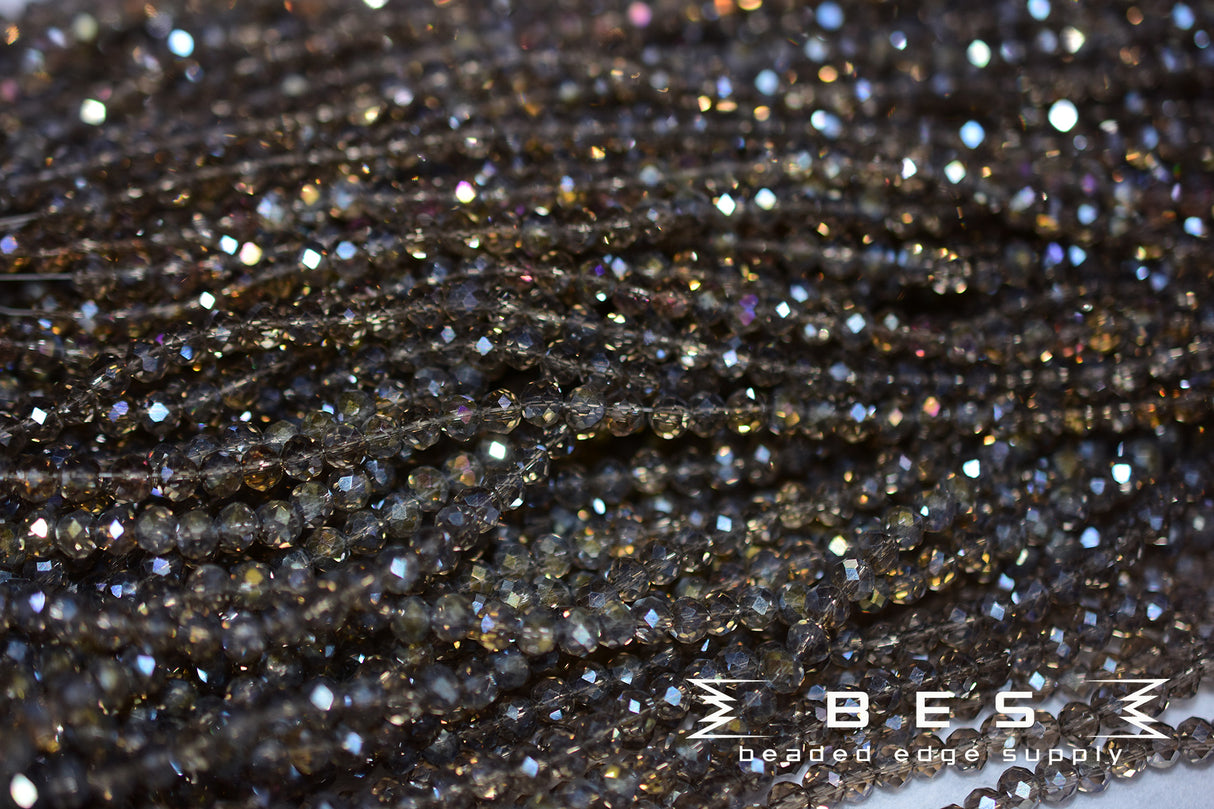 4mm TR AB Rondelle | 15 Colors