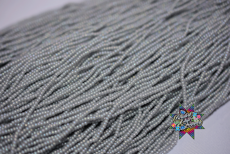 11/0 Grey Alabaster AB | Seed Bead