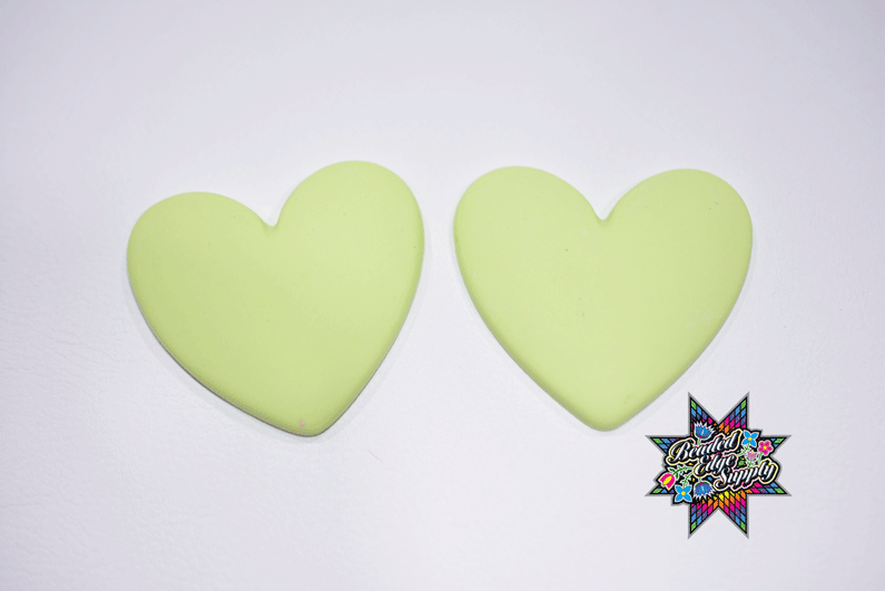 Matte Heart Shape Centers | 38mm