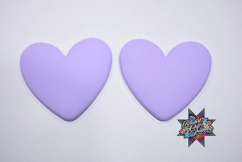 Matte Heart Shape Centers | 38mm