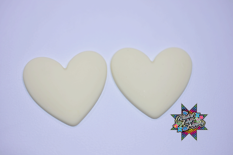 Matte Heart Shape Centers | 38mm