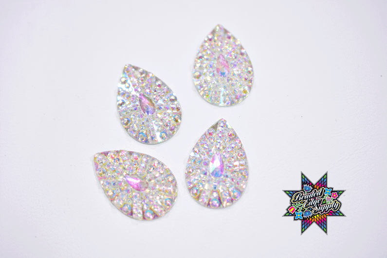 20x30 Fancy Resin Drop | 2 Pairs