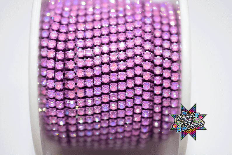 SS6 Moka Metal Rhinestone Banding | Yard