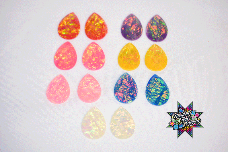 18x25mm Opal Tear Set | 7 Pairs