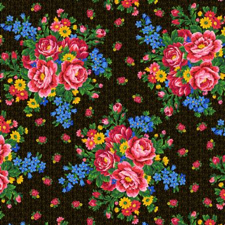 Kokum Scarf Metallic Black