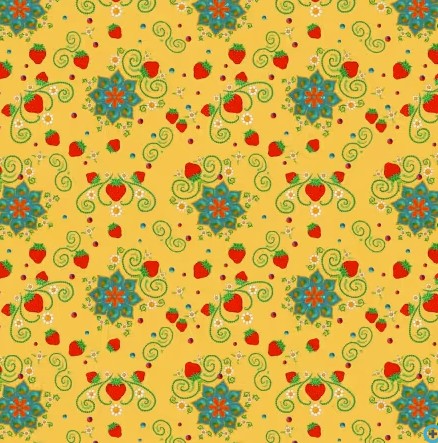 Yellow Sacred Strawberries