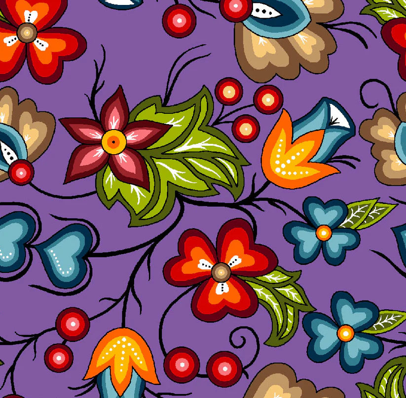 SG Native Floral Purple