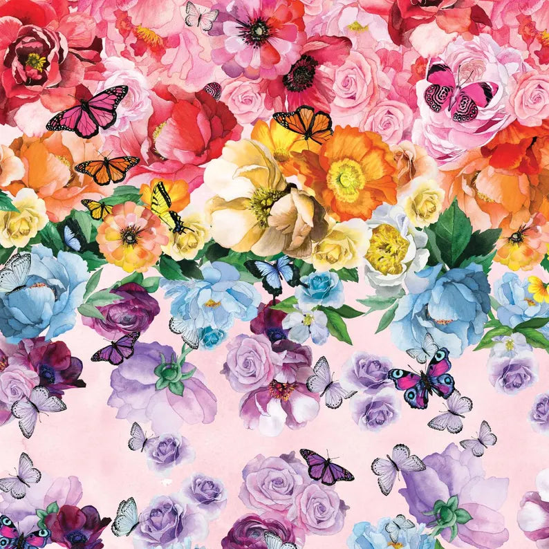 Monarch Gardens Watercolor