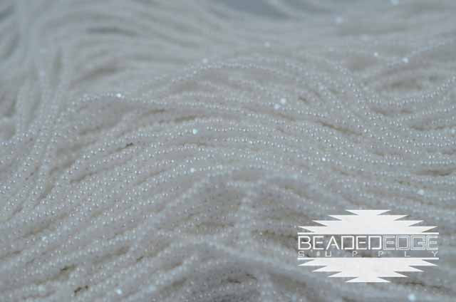 11/0 OP White Luster | Charlotte Cut