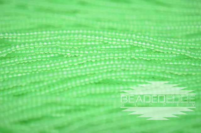 11/0 TR Matte Neon Green | Seed Beads