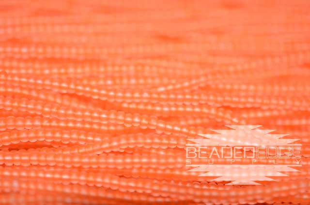 11/0 TR Matte Neon Orange | Seed Beads
