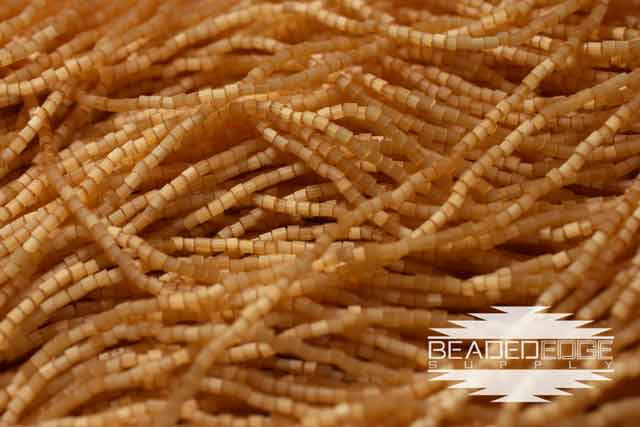 11/0 2 Cut Topaz Satin