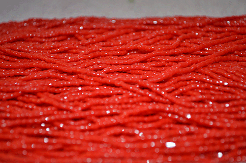 12/0 OP LT Red | 3 Cut