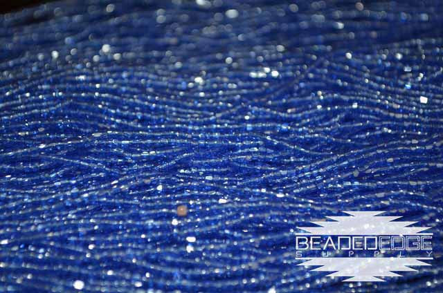 12/0 TR Sapphire Luster | 3 cut