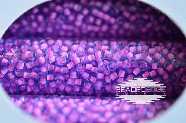11/0 Pink Lined Lavendar 397b