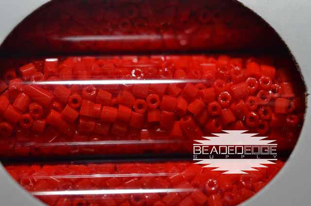 11/0 OP Red 408 Hex
