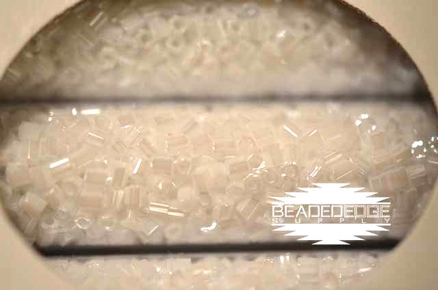 11/0 OP White Luster 420 Hex