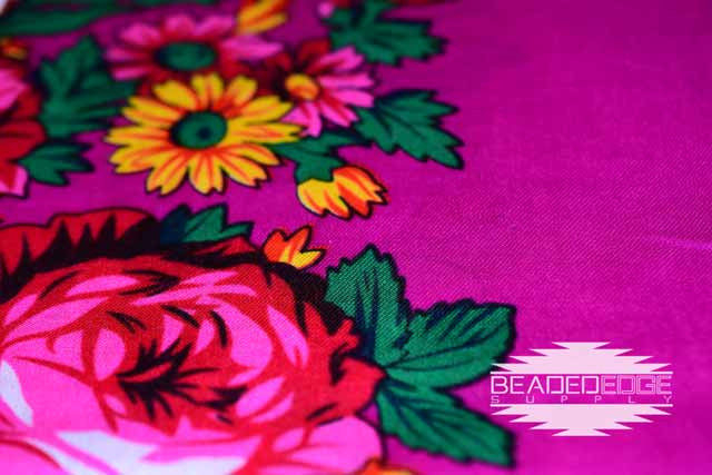 XL Floral Scarves 60"x 60"