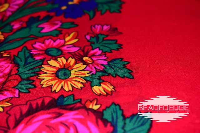 XL Floral Scarves 60"x 60"