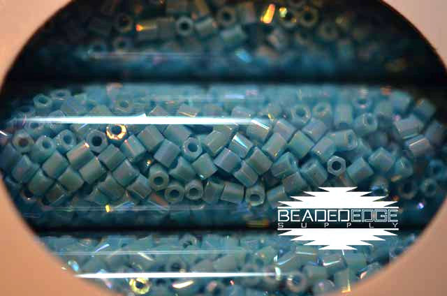 11/0 OP Turquoise Blue AB 430a Hex