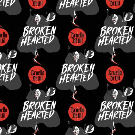 Black Cruella De Vil Broken Hearted | Yard