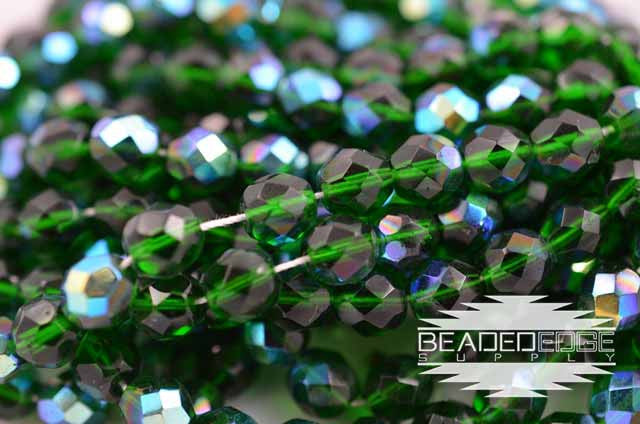 TR AB DRK Kelly Green Fire Polish 8mm