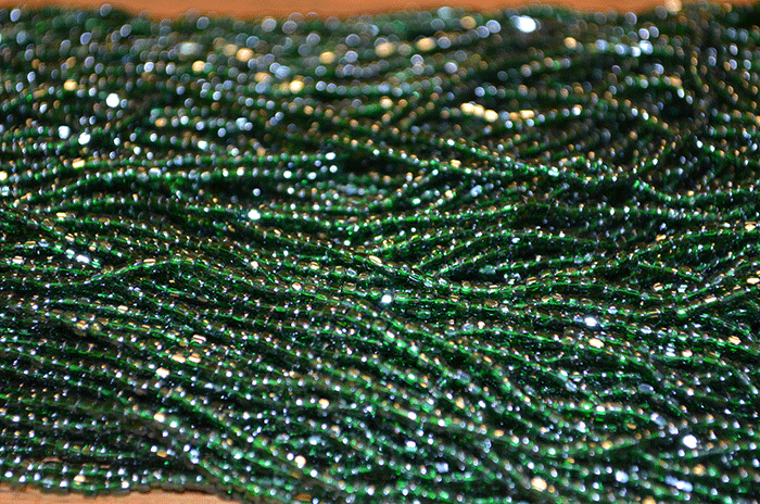 9/0 TR Hunter Green Luster | 3 Cut