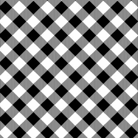 Black/White Buffalo Check
