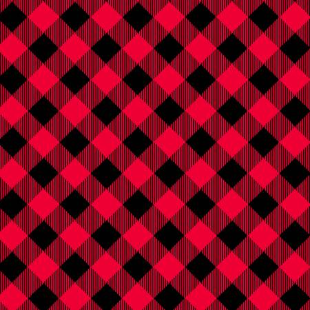 Red/Black Buffalo Check